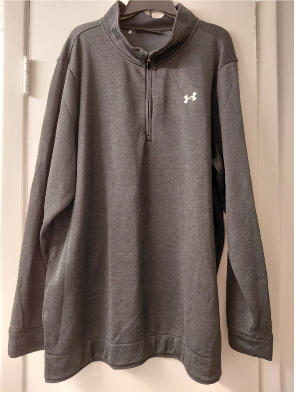 Men's B & T UA Storm 1/4 Zip Sweater Fleece Pullover Golf Coldgear 4XL Logo